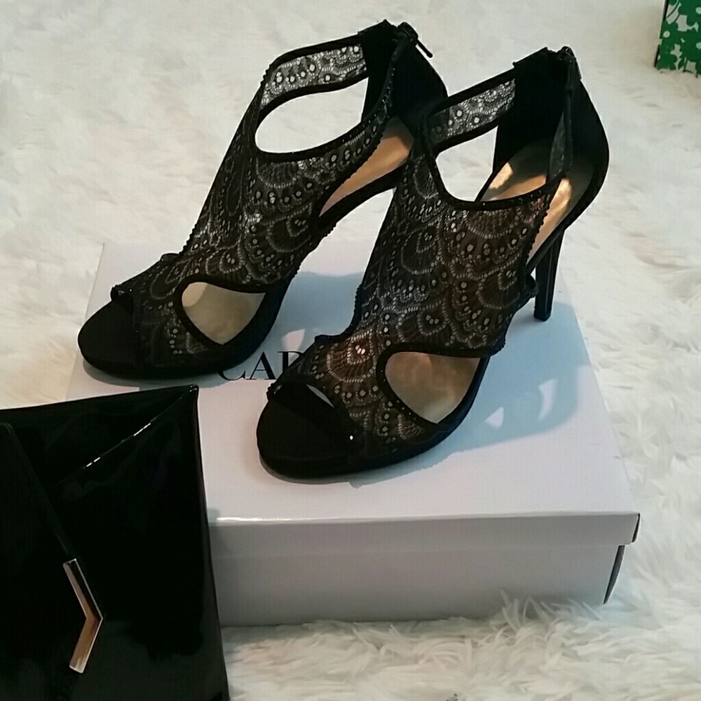 Caparros Date Night Black Heels